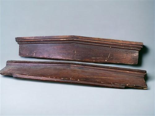 Crown Molding - Pair Crown Molding Headers, Trim Door Window Pediment Architectural Salvage B19, by The Old Grainery (brow...