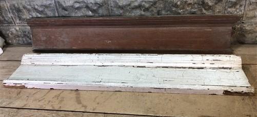 Crown Molding - Pair Crown Molding Headers, Trim Door Window Pediment Architectural Salvage B26, by The Old Grainery (brow...