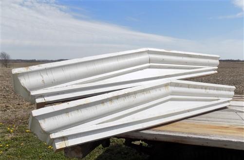 Crown Molding - Pair Crown Molding Headers, Trim Door Window Pediment Architectural Salvage B32, by The Old Grainery (66 i...