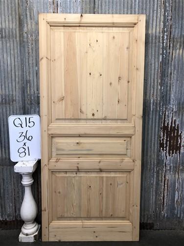 French Single Door (36x81) European Styled Door, Raised Panel Door, Q15