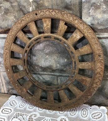 Stove Pipe collar - Cast Iron Round Stove Pipe Collar, Chimney Flue Cover, Ornate Grate Heat Ring O, by The Old Grainery (...