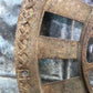 Stove Pipe collar - Cast Iron Round Stove Pipe Collar, Chimney Flue Cover, Ornate Grate Heat Ring O, by The Old Grainery (...