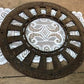 Stove Pipe collar - Cast Iron Round Stove Pipe Collar, Chimney Flue Cover, Ornate Grate Heat Ring O, by The Old Grainery (...