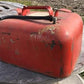 Gas Can - Small Gasoline Gas Fuel Tank Metal Can Outboard Boat Motor Johnson Vintage V, by The Old Grainery (boat, can, fuel)