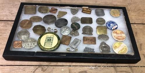 Chauffeur badges - 1920-1950s Chauffeur Pins Badges License Lot, Vintage Licensed Driver Collection by The Old Grainery (1...