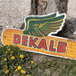 Dekalb Seed Corn Sign, Vintage Masonite Advertising Sign, Farm Country Sign B,