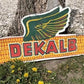 Dekalb Seed Corn Sign, Vintage Masonite Advertising Sign, Farm Country Sign B,