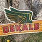 Dekalb Seed Corn Sign, Vintage Masonite Advertising Sign, Farm Country Sign B,
