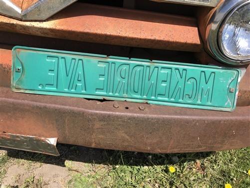 McKendrie Ave Metal Sign Road Street Highway Vintage Mancave Basement Sign B,