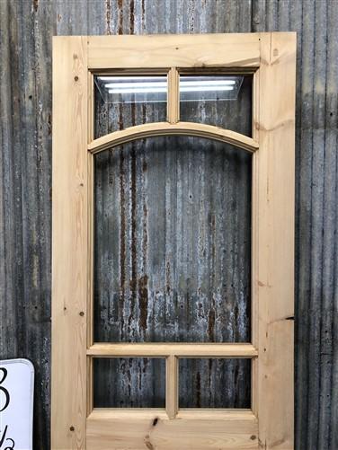 French Single Door (24.5x81) 5 Pane Glass European Styled Door F3