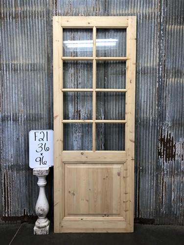 Door - French Single Door (36x96) 8 Pane Glass European Styled Door F21 by The Old Grainery (antique doors, barn doors, di...