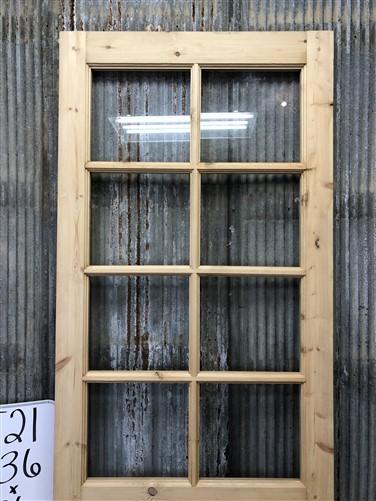 Door - French Single Door (36x96) 8 Pane Glass European Styled Door F21 by The Old Grainery (antique doors, barn doors, di...
