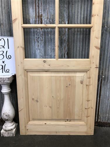 Door - French Single Door (36x96) 8 Pane Glass European Styled Door F21 by The Old Grainery (antique doors, barn doors, di...