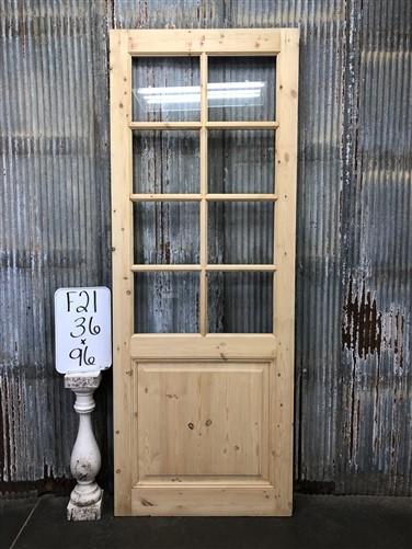 Door - French Single Door (36x96) 8 Pane Glass European Styled Door F21 by The Old Grainery (antique doors, barn doors, di...