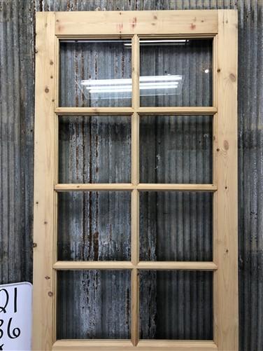 Door - French Single Door (36x96) 8 Pane Glass European Styled Door F21 by The Old Grainery (antique doors, barn doors, di...
