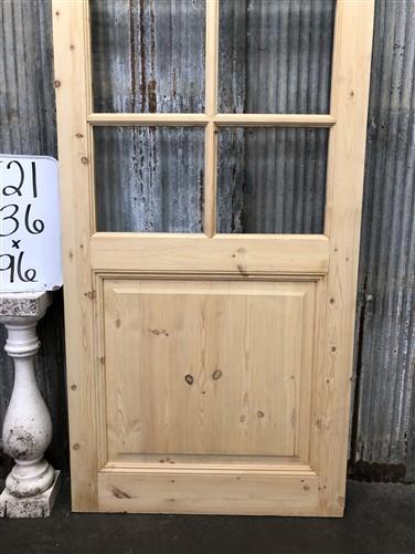 Door - French Single Door (36x96) 8 Pane Glass European Styled Door F21 by The Old Grainery (antique doors, barn doors, di...