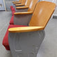 Theater Seats - 5 Red Padded Folding Theater Seats, Auditorium Movie Theater, Entryway Bench D2 by The Old Grainery (audit...