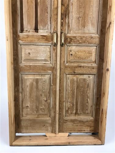 Antique French Double Doors with Jamb (41x98.5) European Panel Doors S9