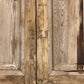Antique Encased French Double Doors (41x98.5) European Panel Doors With Jamb S9