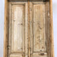 Antique French Double Doors with Jamb (40x93.75) European Panel Door S12
