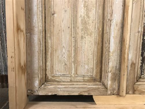 Antique French Double Doors with Jamb (40x93.75) European Panel Door S12
