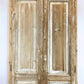Antique French Double Doors with Jamb (40x93.75) European Panel Door S12