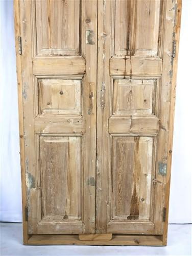 Antique French Double Doors with Jamb (39x93) European Panel Doors S13