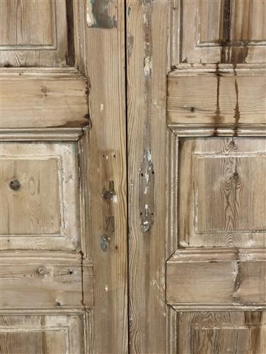 Antique French Double Doors with Jamb (39x93) European Panel Doors S13