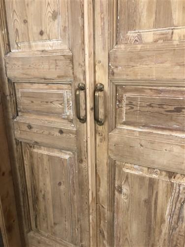 Antique Encased French Double Doors (43x92) European Panel Doors With Jamb S16