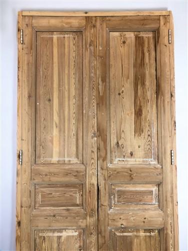 Antique French Double Doors with Jamb (43x92) European Panel Doors S16