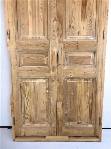 Antique French Double Doors with Jamb (43x92) European Panel Doors S16