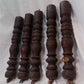 5 Wood Table Legs, Harvest Folk Art Architectural Salvage Vintage Harvest C,