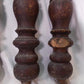5 Wood Table Legs, Harvest Folk Art Architectural Salvage Vintage Harvest C,