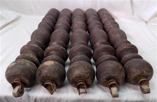 5 Wood Table Legs, Harvest Folk Art Architectural Salvage Vintage Harvest C,