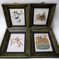 framed minature Richard Sloan art prints - 12 Miniature 4x5 Richard Sloan Framed North American Bird Prints, Nature House,...
