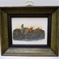 framed minature Richard Sloan art prints - 12 Miniature 4x5 Richard Sloan Framed North American Bird Prints, Nature House,...