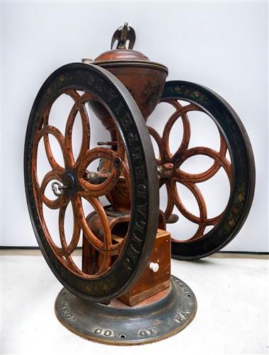 Coffee Grinder - Enterprise Mfg Coffee Grinder No.12, Double 24' Wheels, Hand Crank, Vintage Mill by The Old Grainery (cof...
