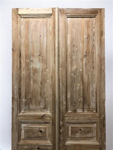 Antique French Double Doors (40x91) Raised Panel Doors, European Doors A528