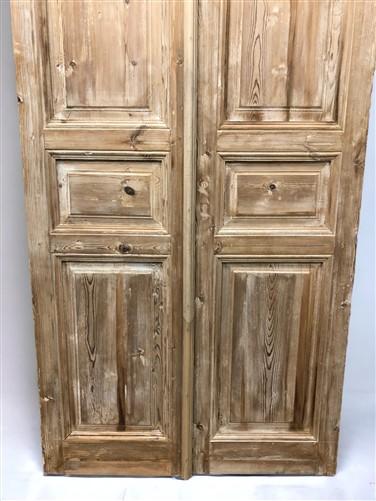 Antique French Double Doors (40x91) Raised Panel Doors, European Doors A528