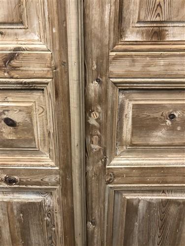 Antique French Double Doors (40x91) Raised Panel Doors, European Doors A528