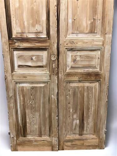 Antique French Double Doors (40x91) Raised Panel Doors, European Doors A528