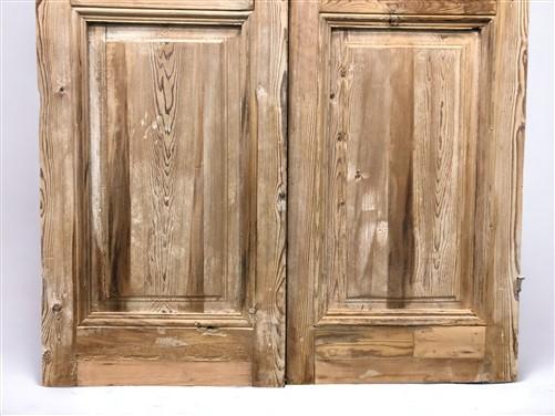 Antique French Double Doors (40x91) Raised Panel Doors, European Doors A528