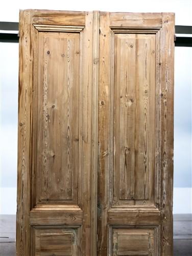 Antique French Double Doors (36.5x92.5) Raised Panel Doors, European Doors A530