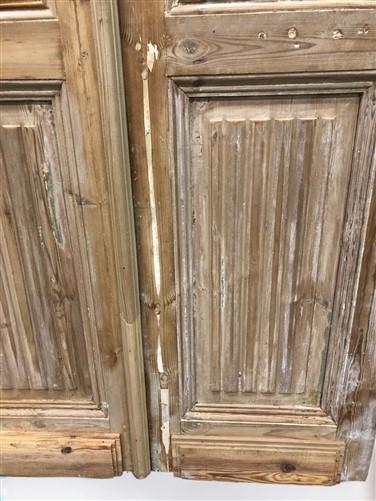Antique French Double Doors (36.5x92.5) Raised Panel Doors, European Doors A530