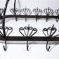 Oval Wrought Iron Hanging Pot Rack, Kitchen Decor, Ceiling Mount Pot Pan Holder,