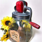 Butter churn - Farm Master Hand Crank Butter Churn, Vintage Glass Tabletop Wooden Paddle Dairy by The Old Grainery (Butter...