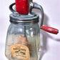 Butter churn - Farm Master Hand Crank Butter Churn, Vintage Glass Tabletop Wooden Paddle Dairy by The Old Grainery (Butter...
