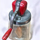 Butter churn - Farm Master Hand Crank Butter Churn, Vintage Glass Tabletop Wooden Paddle Dairy by The Old Grainery (Butter...