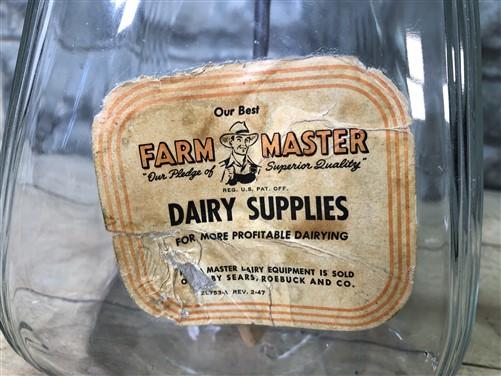Butter churn - Farm Master Hand Crank Butter Churn, Vintage Glass Tabletop Wooden Paddle Dairy by The Old Grainery (Butter...