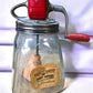 Butter churn - Farm Master Hand Crank Butter Churn, Vintage Glass Tabletop Wooden Paddle Dairy by The Old Grainery (Butter...